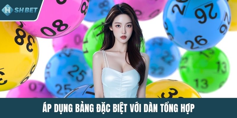 Áp dụng bảng đặc biệt với dàn tổng hợp