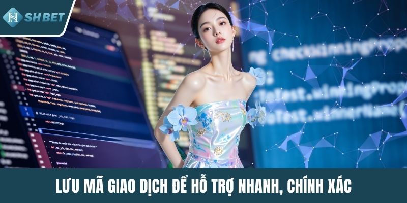 Lưu mã giao dịch để hỗ trợ nhanh, chính xác